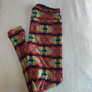 LuLaRoe Multicolor pattern leggings